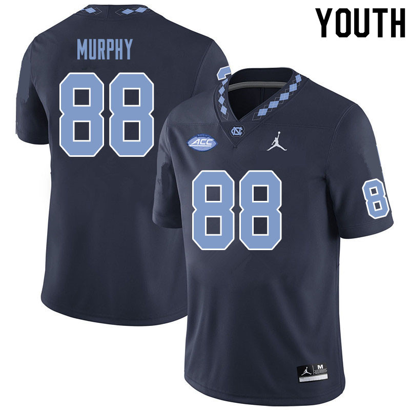Youth #88 Myles Murphy North Carolina Tar Heels College Football Jerseys Sale-Black